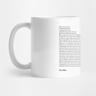 The Office Quotes Mug